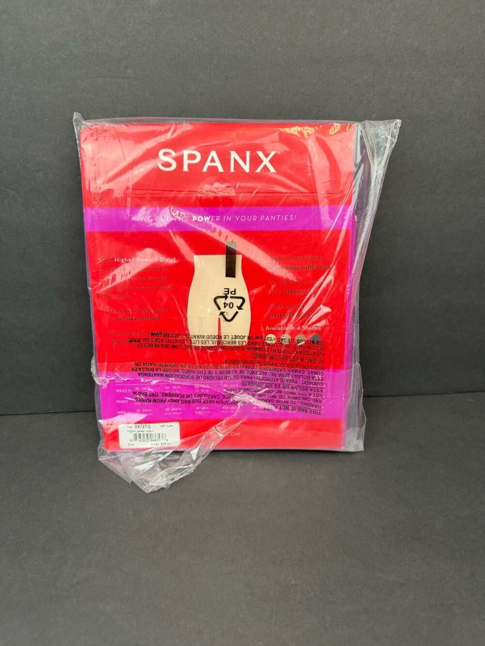 Spanx Higher Power Short High-Waisted Shaper Short Soft Nude 3X/3TG